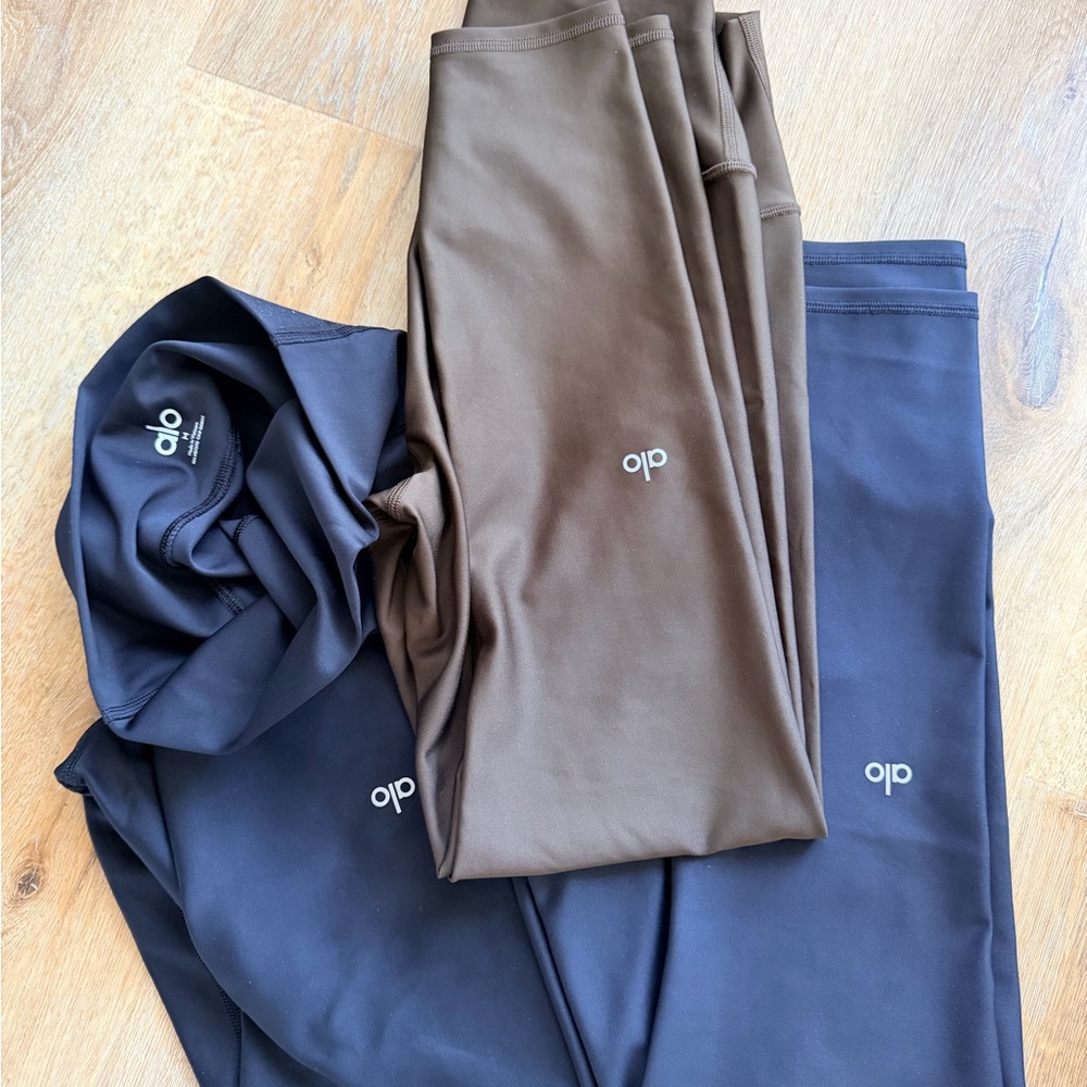 ALO Yoga 7/8 Highwaist Airlift leggings set of 3